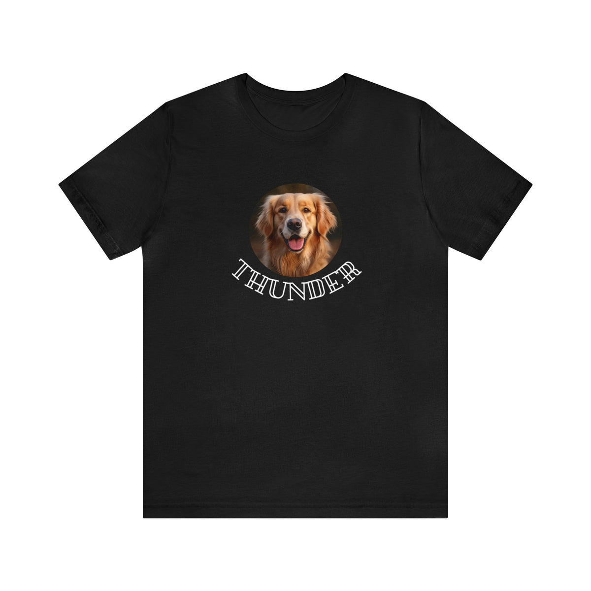 自訂製寵物肖像T-shirt | 男女適用 | 金毛尋回犬