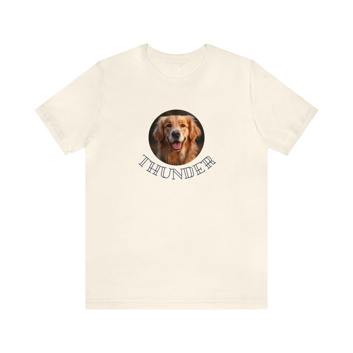 自訂製寵物肖像T-shirt | 男女適用 | 金毛尋回犬
