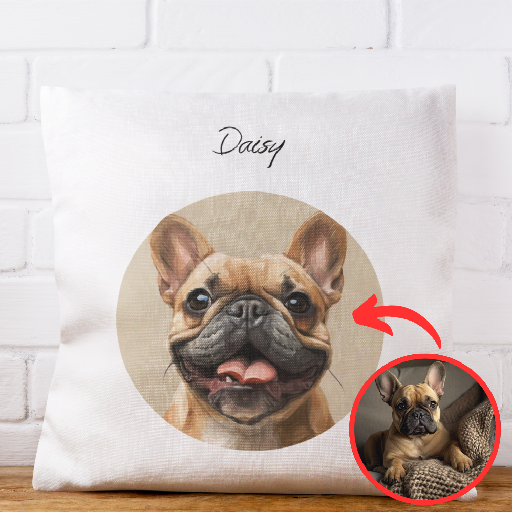 Custom Pet Pillow | Cartoon Style