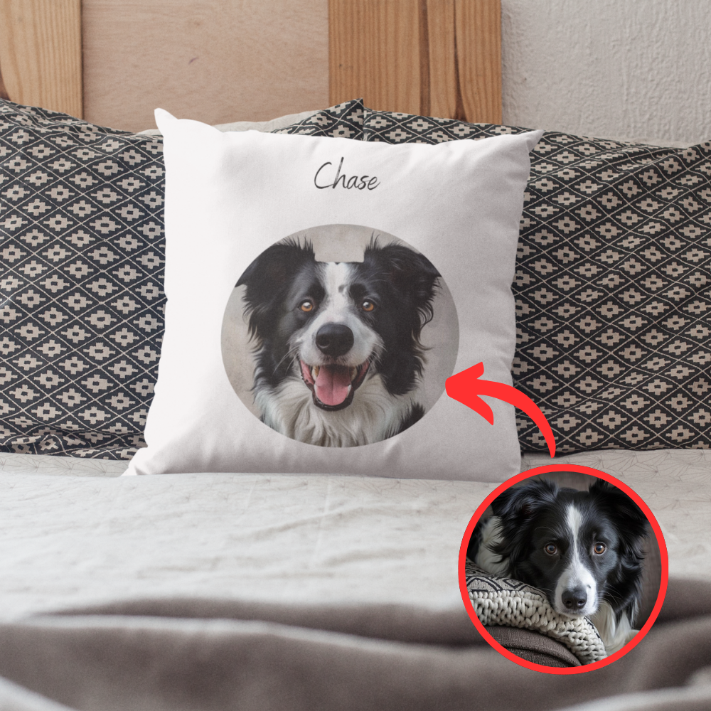 Custom Pet Pillow | Cartoon Style