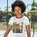 Customized Cat Portrait T-shirt | 100% Cotton | Ghibli Style